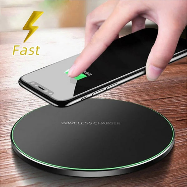 Fast Wireless Charger Pad | High-Speed Charging for iPhone & Samsung